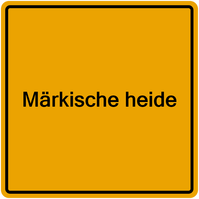 Einwohnermeldeamt24 Märkische heide